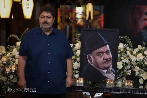 حضور جمعی از هنرمندان در مراسم چهلم زنده‌یاد اکبر عبدی + تصاویر