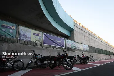 افتتاح تقاطع غیرهمسطح حضرت قمر بنی‌هاشم(ع) در مشهد