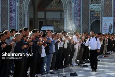 نماز عید سعید فطر در حرم مطهر رضوی