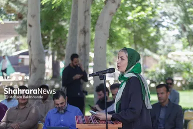 گزارش تصویری | نشست خبری استاندار خراسان رضوی در آرامگاه فردوسی