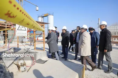 گزارش تصویری | بازدید شهردار مشهد از کارخانه‌های تولید آسفالت و بتن شهید مجیدی و پروژه احداث دوربرگردان غیرهم‌سطح شرقی ابوطالب