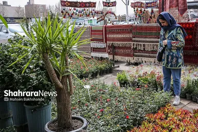 حال و هوای بازار گل در آستانه عید نوروز