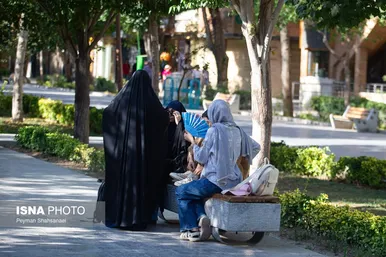 گزارش تصویری | تابش خورشید گرم بر سر اصفهان