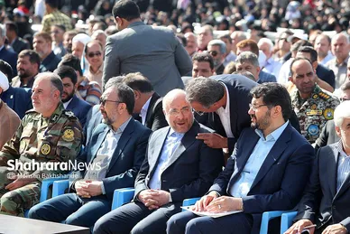 افتتاح فرودگاه گناباد با حضور رئیس مجلس و وزیر راه