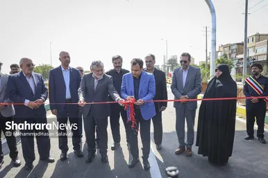 گزارش تصویری | بهره‌برداری از دوربرگردان غیرهمسطح شرقی ابوطالب مشهد