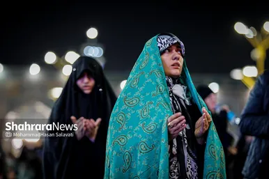 گزارش تصویری | مراسم احیای اولین شب قدر در حرم مطهر امام رضا (ع)