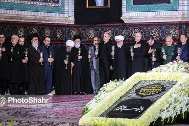 عکس| آیین خطبه‌خوانی شب شهادت امام رضا علیه السلام (۱۳ شهریور ۱۴۰۳)