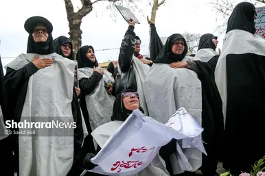 گزارش تصویری | پیاده‌روی ماتم‌زدگان شهادت قائد انقلاب در مشهد (۱۰ اسفند ۱۴۰۴)