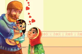شعر کودک | &laquo;دست بابا&raquo;، شاعر: منیره هاشمی