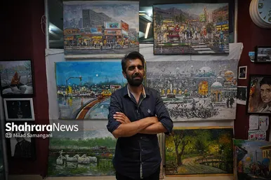 محمد چناری، نقاش خیابان‌های مشهد