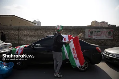 ورزشگاه امام رضا(ع)‌ قبل از شروع بازی فوتبال ایران و لبنان