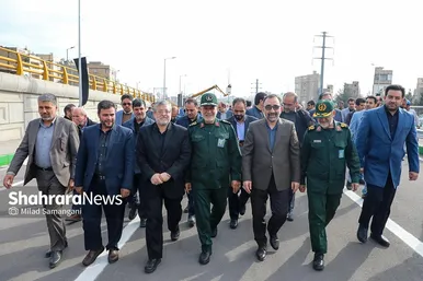 آیین بهره‌برداری از تقاطع چهارسطحی آزادگان مشهد