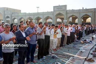 نماز عید سعید قربان در حرم مطهر رضوی