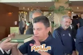 ویدئو | تیم ملی راهی لس&zwnj;آنجلس شد