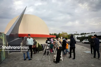 خورشیدگرفتگی ۳ آبان در آسمان مشهد