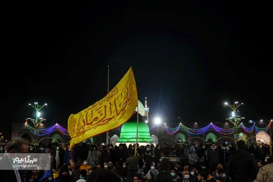 مراسم تحویل سال ۱۴۰۱ در حرم مطهر رضوی