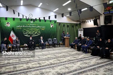 دیدار خبرنگاران و اصحاب رسانه با آیت الله علم الهدی به مناسبت روز خبرنگار