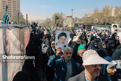 راهپیمایی روز قدس در مشهد (۱۷ فروردین ۱۴۰۳)