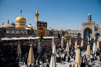 عزادرای شهادت امام رضا (ع) در حرم مطهر رضوی