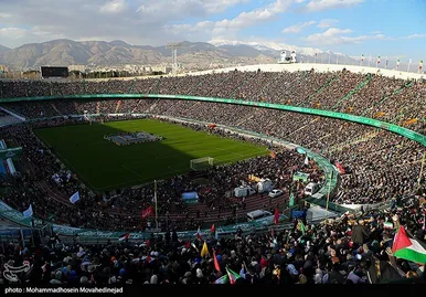 عکس | محفل امام‌حسنی‌ها در ورزشگاه آزادی