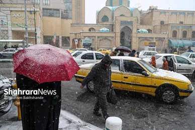 گزارش تصویری | بارش برف در مشهد (۲۱ بهمن ۱۴۰۳)