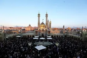 برپایی دسته عزای خادمان حرم حضرت معصومه (س) در سوگ امام هفتم (ع) (۲۵ دی ماه ۱۴۰۴)