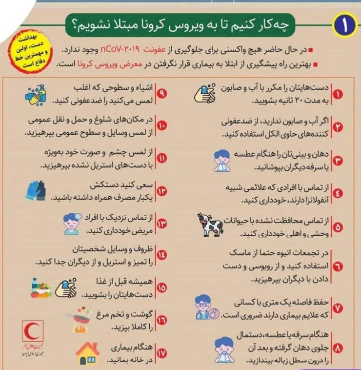 چه‌کار کنیم تا به کرونا مبتلا نشویم؟