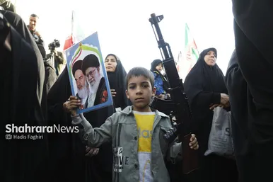 گزارش تصویری | مراسم چهلمین روز شهادت رهبر شهید انقلاب اسلامی در مشهد ۱