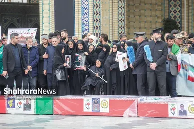 گزارش تصویری | مراسم تشییع پیکر ۸ شهید اقتدار ایران اسلامی در مشهد (۱۳ اسفند ۱۴۰۴)