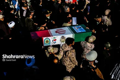 گزارش تصویری | تشییع پیکرهای مطهر ۴ شهید مرزبانی و دفاع مقدس در مشهد (۷ بهمن ۱۴۰۳)