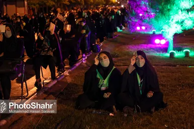مراسم احیاء شب بیست و یک رمضان در بلوار امامت مشهد