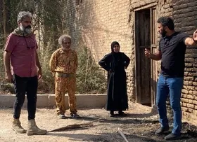 گریم عجیب &laquo;رشید&raquo; در فیلم سینمایی &laquo;آن دو&raquo; + عکس