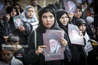 گزارش تصویری | اجتماع مهاجران افغانستانی در سوگ امام امت در محله گلشهر مشهد