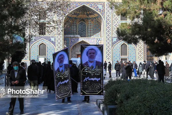 تشییع پیکر مرحوم «محمدحسن راستگو» در مشهد + تصاویر