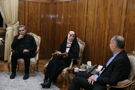 امیرعبداللهیان با آمنه سادات ذبیح&zwnj;پور و علی رضوانی خبرنگاران صداوسیما دیدار کرد+ جزئیات و عکس