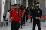 تیم ملی فوتسال افغانستان در فرودگاه بیشکک + عکس