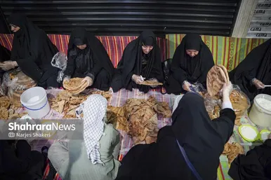 گزارش تصویری | خدمت زیر نور شب