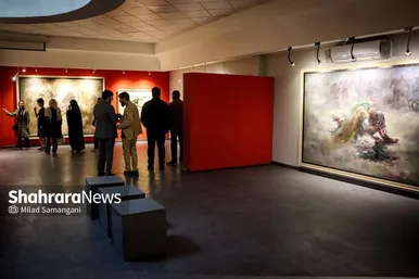 گزارش تصویری | نمایشگاه عاشورایی «رستاخیز»