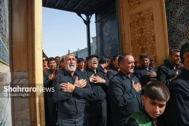 گزارش تصویری | شهادت امام رضا (ع) در حرم مطهر رضوی - ۲