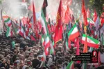 حماسه بدرقه | لحظه به لحظه با مراسم باشکوه تشییع پیکر رهبر شهید انقلاب در تهران (۱۵ تیر ۱۴۰۵) + عکس و فیلم