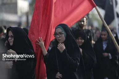 پیاده‌روی جاماندگان اربعین حسینی در مشهد