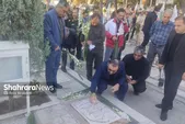 تجدید میثاق مدیران دستگاه‌های اجرایی خراسان‌رضوی با آرمان‌های شهدا در آستانه هفته دولت + فیلم