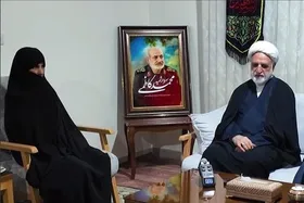 رئیس قوه قضاییه با خانواده سرلشکر شهید حاج محمد کاظمی دیدار کرد