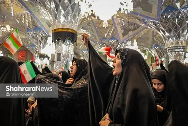 گزارش تصویری | مراسم چهلمین روز شهادت رهبر شهید انقلاب اسلامی در حرم مطهر رضوی