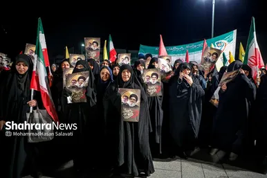 گزارش تصویری | اجتماع مردمی «بیعت با نصرالله» در مشهد