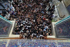 عکس&zwnj;هایی از مراسم تشییع پیکر آیت الله شیخ محمد اسحاق فیاض در کاظمین