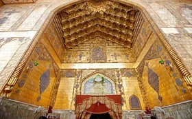 شهروند خبرنگار | ناودان طلای حرم حضرت علی علیه السلام