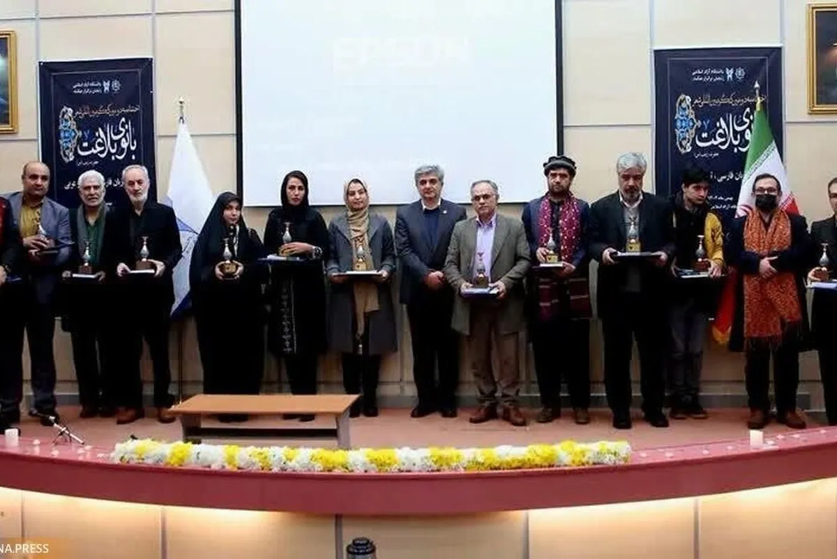 برگزاری اختتامیه کنگره بین‌المللی شعر بانوی بلاغت در زنجان