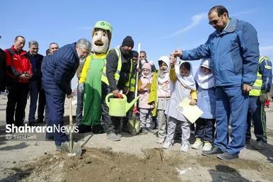 گزارش تصویری | مراسم هفته درختکاری در بوستان بهار مشهد (۱۱ اسفند ۱۴۰۳)