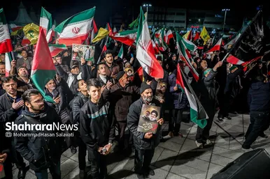 گزارش تصویری | اجتماع مردمی «بیعت با نصرالله» در مشهد